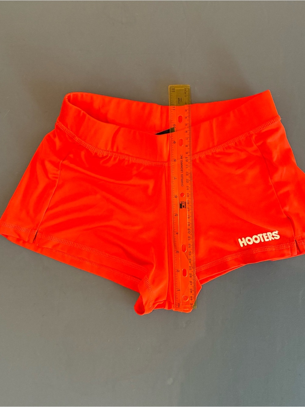 Hooters Bright Orange Athletic Shorts - Picture 3 of 9